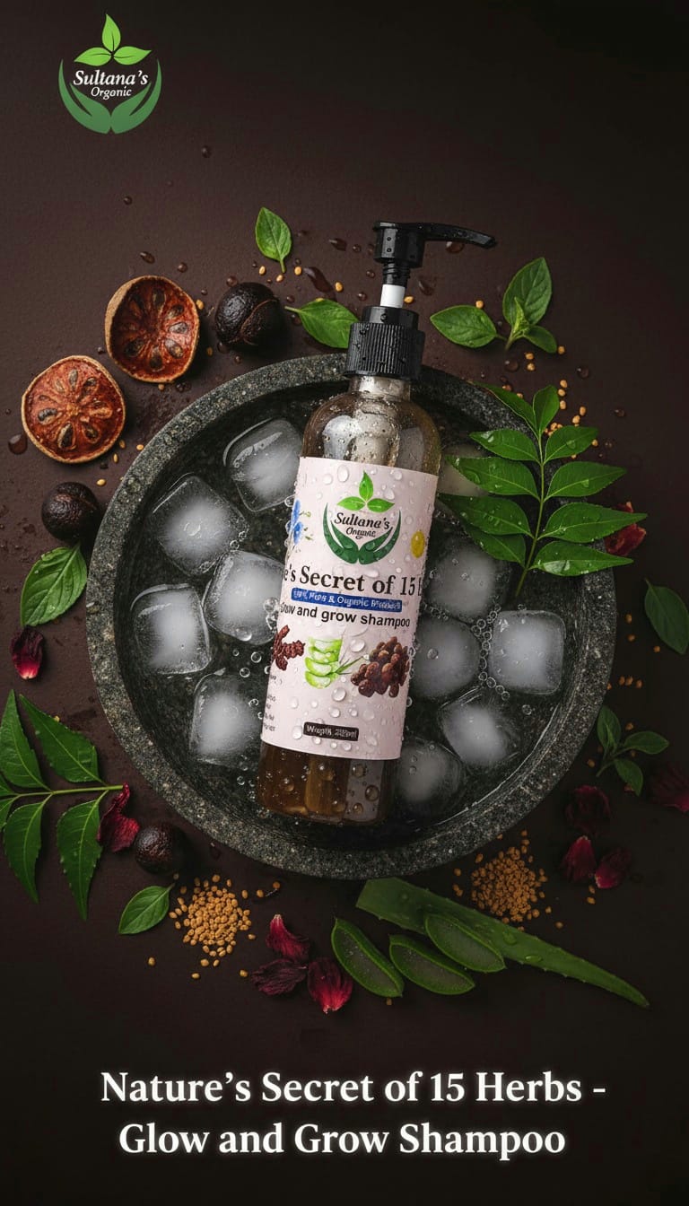 Nature's Secret of 15 Herbs - Glow and Grow Shampoo